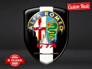 Alfa Romeo Wasserfestes Etikett Stilvoll Anpassbar Design